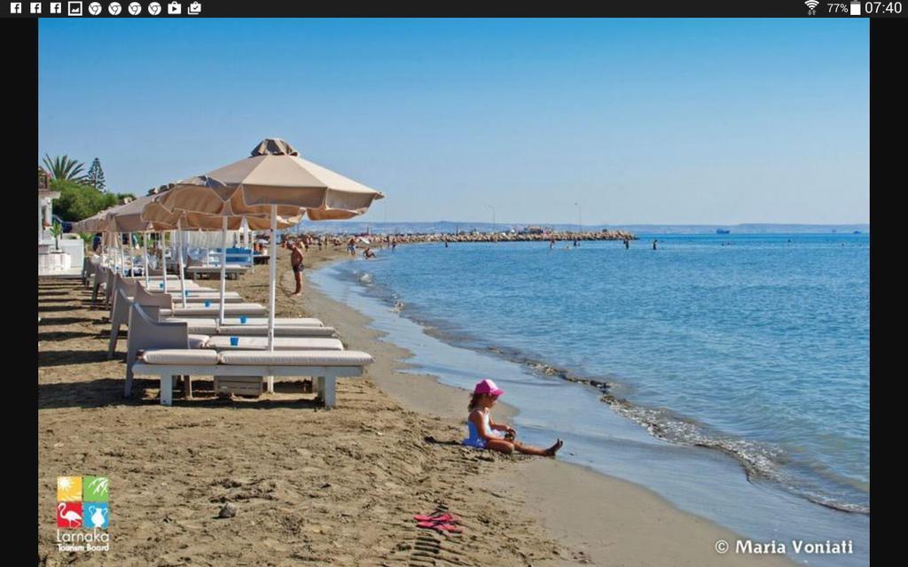 Panikos Beach Apartment I Ларнака Екстер'єр фото